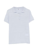 Base Linen And Cotton Blend Polo Shirt