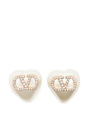 Valentino Garavani V Logo Signature Pearl Earrings