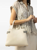 Borsa tote Brunello Cucinelli in pelle scamosciata