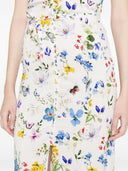 Alice + Olivia Tara Bedrucktes langes Kleid