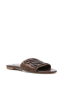 Flache Sandalen aus Leder von Casadei