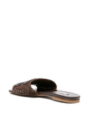 Flache Sandalen aus Leder von Casadei