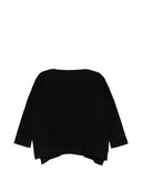 Daniela Gregis Baumwollpullover mit U-Boot-Ausschnitt