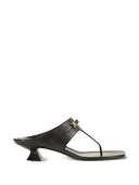Sandalias de dedo de cuero Sergio Rossi