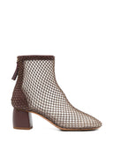 Forte Forte Strass-Mesh-Stiefeletten