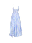 Sport Max Striped Cotton Long Dress
