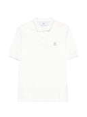 Brunello Cucinelli Poloshirt aus Baumwolle mit Logo
