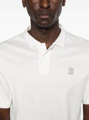 Brunello Cucinelli Poloshirt aus Baumwolle mit Logo