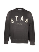 Felpa in cotone con logo Golden Goose