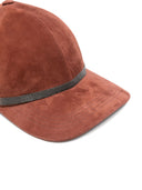 Brunello Cucinelli Baseballkappe aus Leder