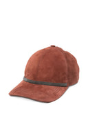 Brunello Cucinelli Baseballkappe aus Leder