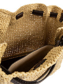 Tory Burch Romy Straw Bucket Bag