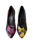 Bedruckte Pumps von Versace