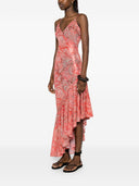 Etro bedrucktes asymmetrisches Kleid