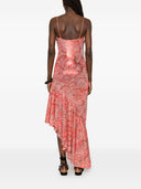 Etro bedrucktes asymmetrisches Kleid