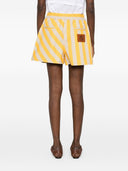 Fendi gestreifte Baumwollshorts