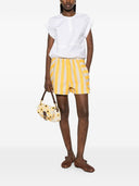 Fendi gestreifte Baumwollshorts