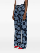 Bedruckte Denim-Jeans von Alessandro Enriquez