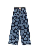 Bedruckte Denim-Jeans von Alessandro Enriquez
