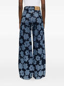 Bedruckte Denim-Jeans von Alessandro Enriquez