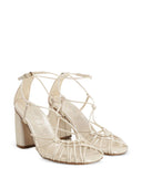 Forte Forte Leder-Absatzsandalen