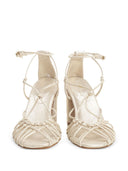 Forte Forte Leder-Absatzsandalen