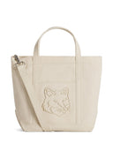 Kleine Leinentasche „Fox Head“ von Maison Kitsune