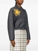 Fendi bestickte Jeansjacke