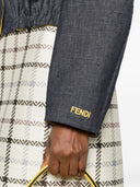Fendi bestickte Jeansjacke
