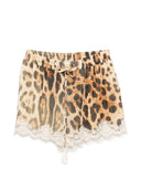 Ermanno Firenze Shorts mit Spitzendetail