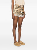 Ermanno Firenze Shorts mit Spitzendetail
