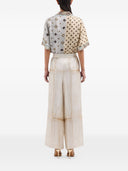 Bedruckte Seidenhose von Pierre Louis Mascia