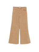 Mutter-Jeans aus Denim mit weitem Bein