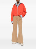 Mutter-Jeans aus Denim mit weitem Bein