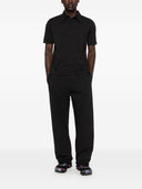 Mm6 Maison Margiela Logo Cotton Polo Shirt