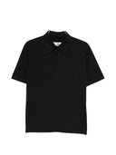 Mm6 Maison Margiela Logo Cotton Polo Shirt