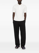 Mm6 Maison Margiela Logo Cotton Polo Shirt