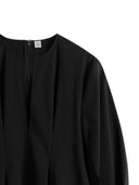 Toteme Main Baloon Sleeve Cotton Dress