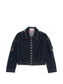 Alessandro Enriquez Denim-Baumwolljacke