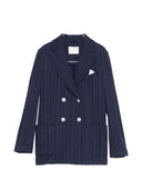 Circolo 1901 Cotton Double Breasted Jacket