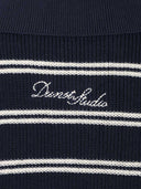 Gestreiftes Poloshirt aus Dunst-Baumwollmischung