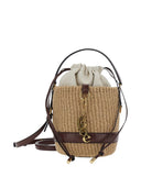 Chloé Chloé Charms Rafia Beuteltasche