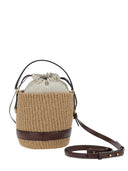 Chloé Chloé Charms Rafia Beuteltasche