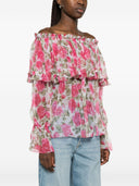 Chloè Printed Silk Top