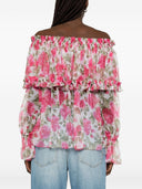Chloè Printed Silk Top