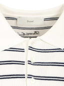 Gestreiftes Poloshirt aus Dunst-Baumwollmischung