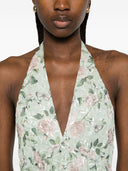 Alice + Olivia Maura Bedrucktes Maxikleid