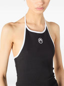 Marine Serre Moon Kurzes Kleid