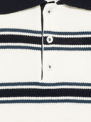 Polo in cotone a righe Dunst