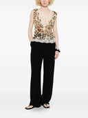Ermanno Firenze Tanktop mit Spitzendetail